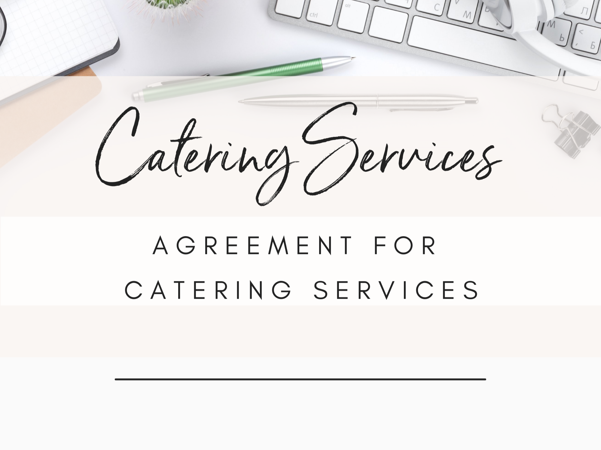 Catering Services Agreement